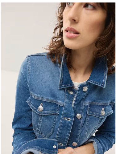 Jeansjacke bordeaux rot - jeansjacke, bordeaux-rot