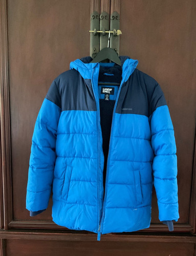 Lands end winterjacke blau - winterjacke,